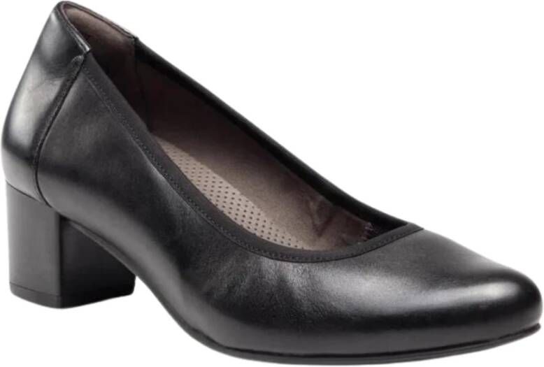 Caprice Zwarte platte schoenen Black Dames
