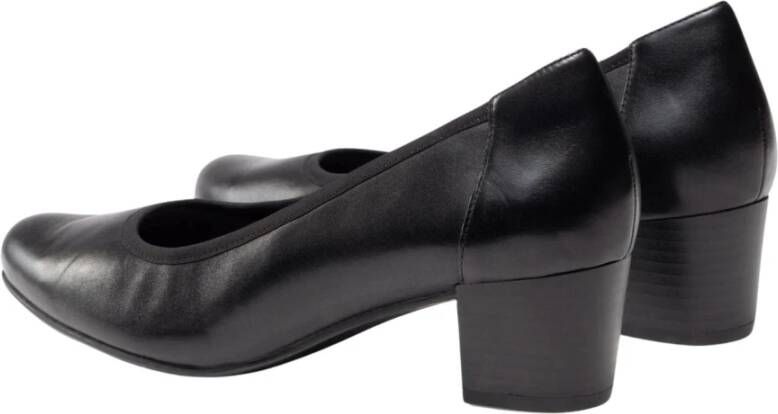 Caprice Zwarte platte schoenen Black Dames