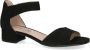 Caprice Zwarte Suède Casual Open Sandalen Black Dames - Thumbnail 7