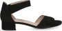 Caprice Zwarte Suède Casual Open Sandalen Black Dames - Thumbnail 8