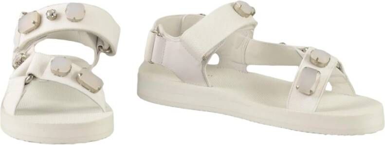 Car Shoe Leren sneakers met rubberen zool White Dames