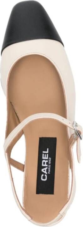 Carel Beige Ballerina Schoenen Beige Dames