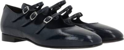 Carel Blauwe Mary-Jane Platte Schoenen Blue Dames