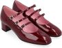 Carel Bordeaux Lakleren Hoge Hak Schoen Red Dames - Thumbnail 4