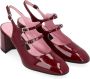 Carel Bordeaux Rode Lakleren Hoge Hak Schoen Red Dames - Thumbnail 2