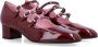 Carel Burgundy Mary Janes Pump Schoenen Red Dames - Thumbnail 2