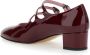 Carel Burgundy Patent Hak Schoenen Red Dames - Thumbnail 3