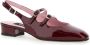 Carel Burgundy Patent Hak Schoenen Red Dames - Thumbnail 2