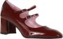 Carel Burgundy Patent Mary Jane Hakken Red Dames - Thumbnail 3