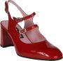 Carel Dubbele Band Slingback Hakken Red Dames - Thumbnail 2