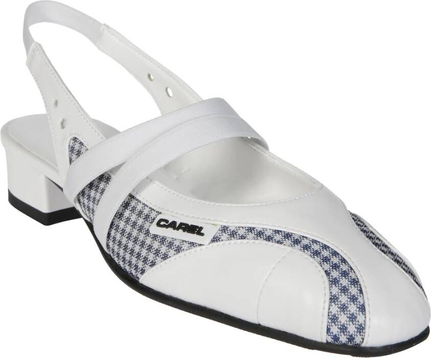 Carel Elegante Slingback Schoenen White Dames