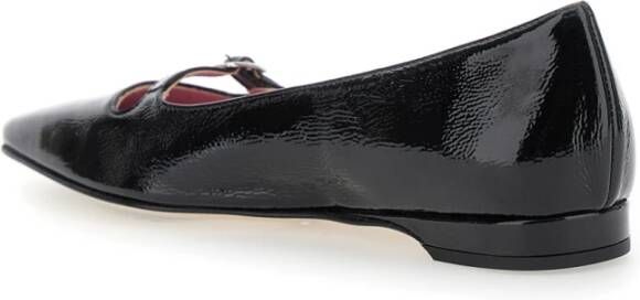 Carel Emilie Platte Schoenen in Zwart Black Dames