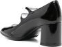 Carel Handgemaakte Zwarte Platte Schoenen met Leren Zool Black Dames - Thumbnail 3