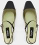 Carel Khaki Leren Sandalen Puntige Neus Beige Dames - Thumbnail 4