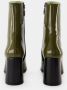 Carel Paris Boots Donna Boots Patent Leather Khaki Black in groen - Thumbnail 4