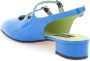 Carel Lakleren Slingback Mary Jane Blue Dames - Thumbnail 3