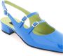 Carel Lakleren Slingback Mary Jane Blue Dames - Thumbnail 5