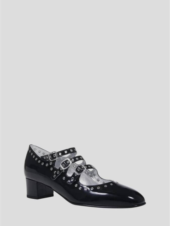 Carel Leren Camden Schoen Black Dames