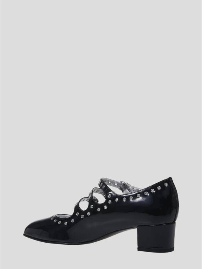 Carel Leren Camden Schoen Black Dames