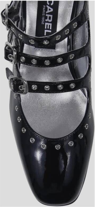 Carel Leren Camden Schoen Black Dames