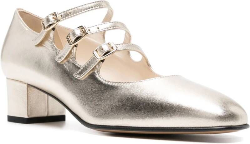 Carel Platina Gelamineerde Mary Jane Schoenen Gray Dames