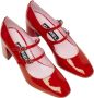 Carel Alice Mary Jane Patentleren Schoenen Red Dames - Thumbnail 7