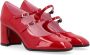 Carel Rode lakleren hoge hak schoen Red Dames - Thumbnail 2