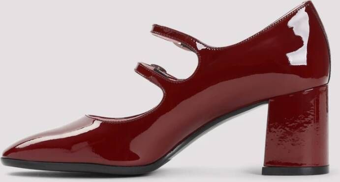 Carel Rode Lakleren Pumps Elegante Stijl Red Dames