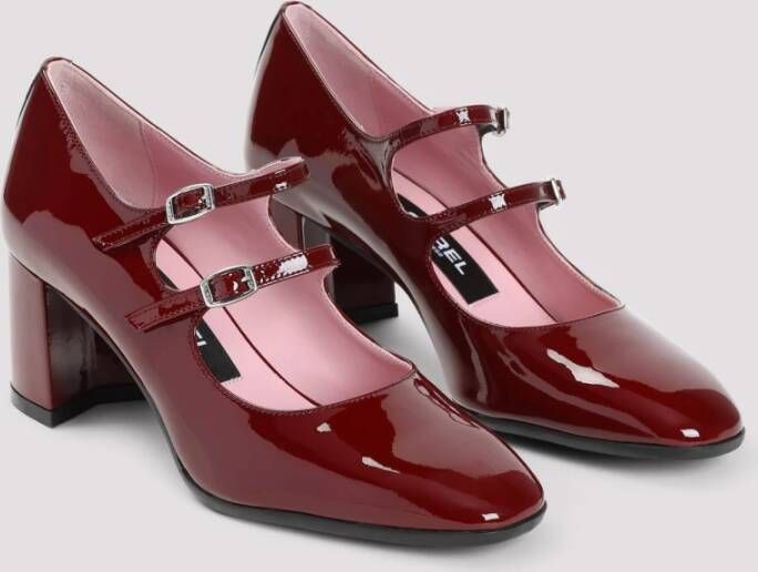 Carel Rode Lakleren Pumps Elegante Stijl Red Dames