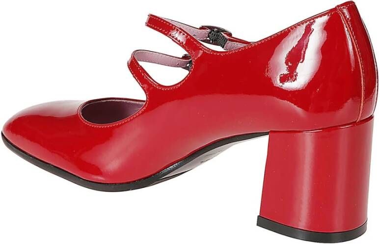 Carel Rode Lakleren Schoenen Red Dames