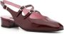 Carel Rode leren slingback schoenen Red Dames - Thumbnail 4