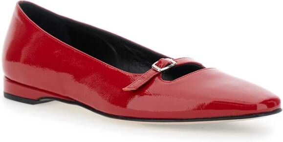 Carel Rode platte schoenen Emilie Red Dames