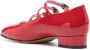 Carel Rode platte schoenen met gespbanden Red Dames - Thumbnail 2