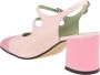 Carel Roze Lakleren Slingback met Amandelvormige Neus Pink Dames - Thumbnail 9