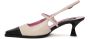 Carel Witte Slingback Pumps met 60mm Hak Beige Dames - Thumbnail 3