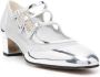 Carel Zilveren Platte Schoenen met Mesh Details Gray Dames - Thumbnail 4