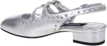 Carel Zilveren Queen Pump Schoenen Gray Dames