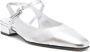 Carel Zilveren Slingback Band Schoenen Gestapelde Zool Gray Dames - Thumbnail 3