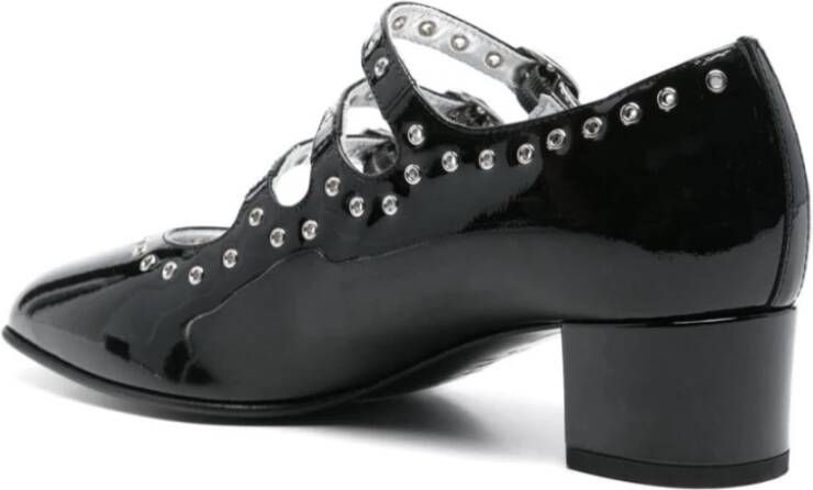 Carel Zwarte Ballerina Pumps met Gesp Sluiting Black Dames