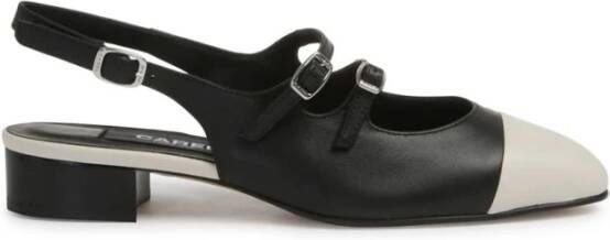 Carel Zwarte Ballerina Schoenen voor Vrouwen Black Dames