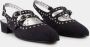 Carel Zwarte Denim Slingback Koningin Schoenen Black Dames - Thumbnail 6