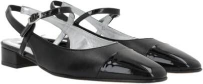 Carel Zwarte Hak Slingback Mary-Jane Schoen Black Dames