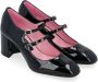 Carel Zwarte lakleren hoge hak schoen Black Dames - Thumbnail 5