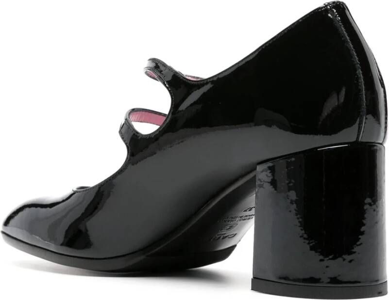 Carel Zwarte Lakleren Mary Jane Schoenen Black Dames