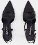 Carel Zwarte Leren Puntige Sandalen Black Dames - Thumbnail 4