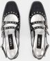 Carel Paris Hoge hakken Shiny Leather Slingback With Studs in zwart - Thumbnail 5