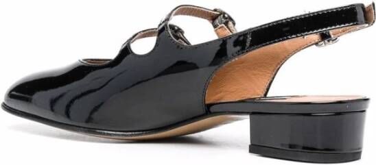 Carel Zwarte Mary Jane Patentleren Schoenen Black Dames