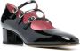 Carel Zwarte Mary-Jane Schoenen Black Dames - Thumbnail 4