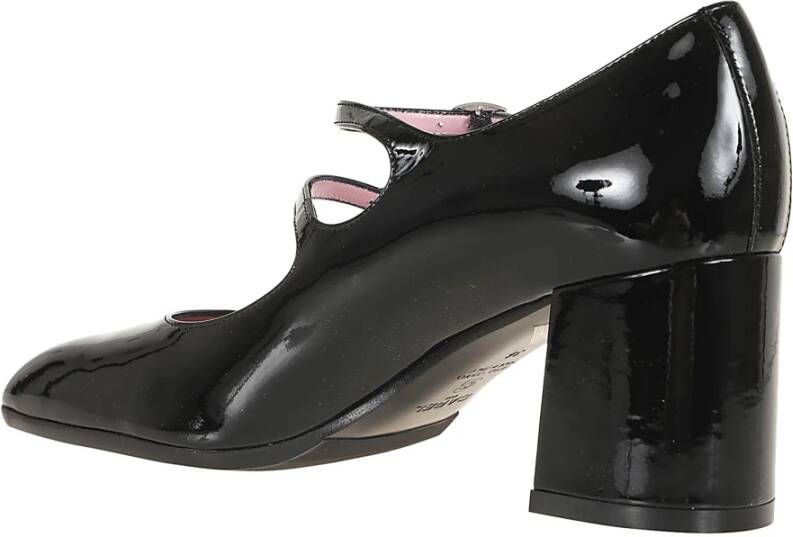 Carel Zwarte Mary Janes Pumps Elegante Stijl Black Dames