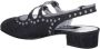 Carel Zwarte Denim Slingback Koningin Schoenen Black Dames - Thumbnail 3